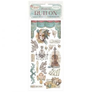 Stamperia - Rub-on pour le scrapbooking, les albums, la fabrication de cartes, les bullet journals et plus, transfert facile des images sur le papier et d'autres surfaces, parfait pour l'artisanat et