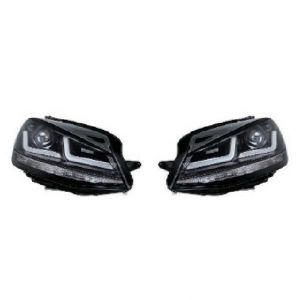 Osram LEDriving Golf 7, phare à LED, l'édition black en remplacement de l'halogène, amélioration de la LED, LEDHL103-BK, voitures à conduite à gauche uniquement (1 jeu complet)