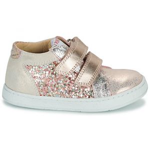 Pom d'Api Baskets basses enfant MOUSSE EASY TOP Rose - Taille 21,22,23