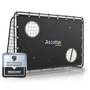 Racetex Cage de Foot Enfant Exterieur avec Cible de tir et revêtement Anti-Rouille