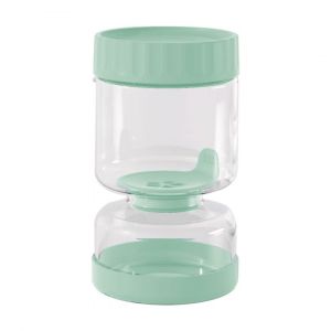 Pebbly Bocal &agrave; cornichons en verre 750 ml avec s&eacute;parateur en silicone