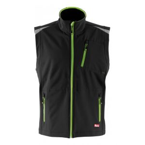 Fortis Gilet homme 24, Black/lime green, Gr.XL