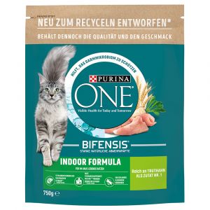 Purina BIFENSIS Indoor au dindon et au grain complet 750 g