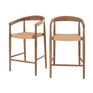 Rendez Vous Déco Lot de 2 chaises pour îlot central 65 cm