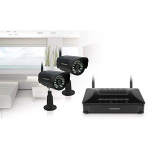 Image de Thomson Dvr-421b - Kit de vidéosurveillance connecté sans fil intérieur/extérieur