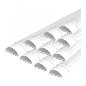 Silumen - R&eacute;glette led 120cm 30W IP40 - Pack de 10 / Blanc Neutre