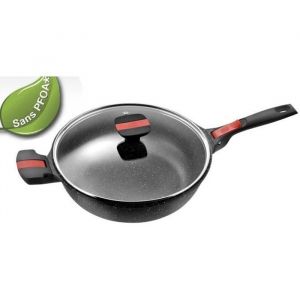 Image de Pradel Excellence - 92393M - Sauteuse 28 CM + Manche amovible - Tous feux et induction - Sans PFOA