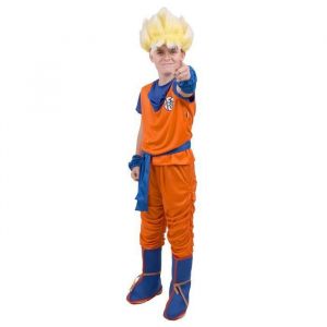 D&eacute;guisement Son Goku Dragon Ball Z Enfant - Taille: 10 - 12 Ans (140 - 152 Cm)