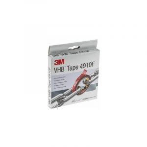 3M Ruban mousse acrylique double face 4910F vhb, Transparent, 19mm x 3M