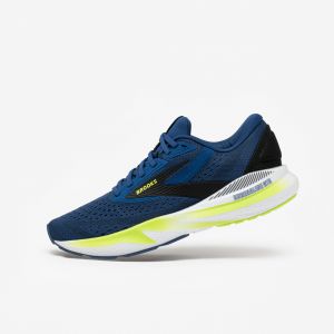 Brooks Chaussures Adrenaline GTS 24 Medium bleu fonc&eacute; blanc jaune acide - 43