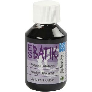 Image de Creotime Peinture Batik pour textiles - Noir - 100 ml