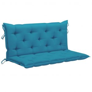 VidaXL Coussin de balancelle Bleu clair 120 cm Tissu