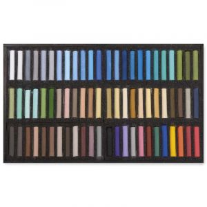 Pastels secs 72 pièces Coffret Bois Animaux