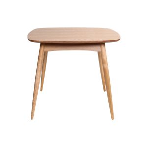 Image de Miliboo Table &agrave; manger design carr&eacute;e fr&ecirc;ne naturel L90 cm BALTIK