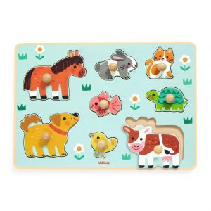 Djeco PUZZLES GROS BOUTONS : Dog n Co