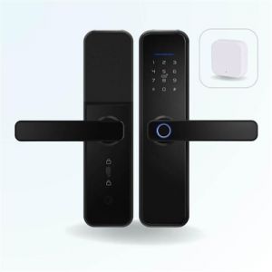 LOCKY Pack serrure connectée locky-2 biométrique, code, badge et bluetooth + passerelle wifi