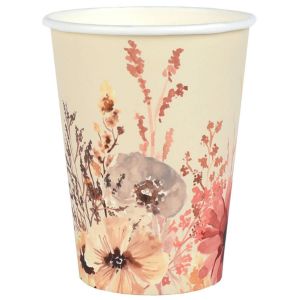 Ruedelafete Lot de 10 Gobelets Amour Floral 25cl