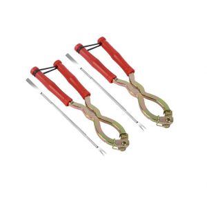 2 Casse Noix et Noisettes en M&eacute;tal rouge AQ1673 VENDOS85