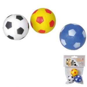 Balles rebondissantes 4 cm 3 couleurs assorties - Utilisation en intérieur