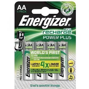 Energizer Batterie Rechargeable NiMH AA 1.2 V Power Plus 2000 mAh 4-Blister