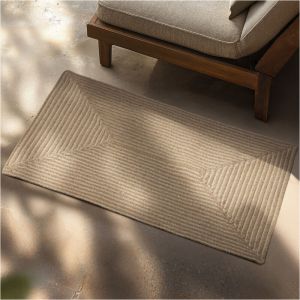 TecTake Tapis tressé - Style Boho - Tapis en jute pour l'intérieur et l'extérieur - Durable, facile d'entretien, indéformable et anti-allergique - Tapis vintage - Tailles div. - 60x90 cm