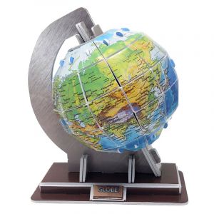 Dam Puzzle 3d globo terrestre 31 pièces. 10,2x7,9x12,1 cm.