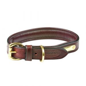 Weatherbeeta Padded Leather Dog Collar XX Large Brown