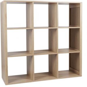 The home deco factory Rangement Modulable En Bois Klaus 9 Cases