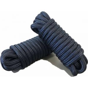 Amarre de luxe corde en U 12mmx12m - Marine