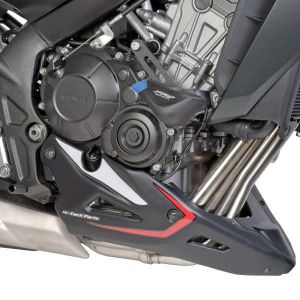 Image de Antonio Puig Sabot moteur Puig noir mat (7021J) Honda CB650F