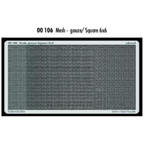Eduard MAQUETTE MESH GAUZE /SUARE 6 X 6 00106