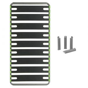 ALTOSENSO - Pack Sommier 9 Lattes 90x190cm + Pieds Gris - Altobuy