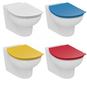 Ideal Standard Siège de WC pour enfants Contour 21 Écoles S4536, Coloris: Jaune - S453679