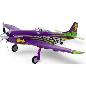 E-flite UMX P-51D Voodoo BNF Basic 493mm avec AS3X et SAFE Select