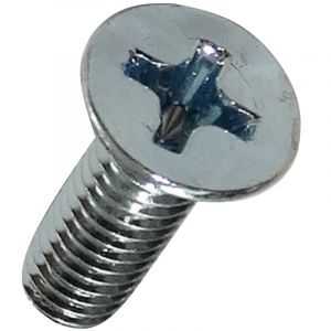 Aerzetix 50 boulons vis à tête conique M4x12mm DIN965A acier zingué empreinte PH2 cruciforme Phillips
