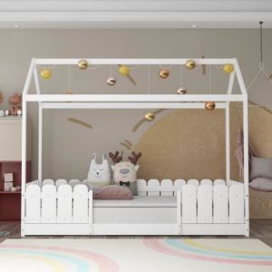 Lit Coffre Adulte 140x200cm en Velours Noir avec Tête de Lit, Sommier à Lattes Inlcus, 2 Tiroirs, Style Scandinave