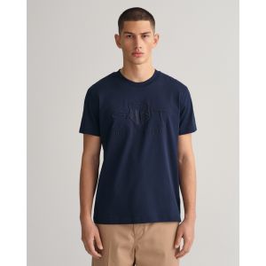 Gant (marque) Men T-shirt Tonal Archive Shield (S) Bleu