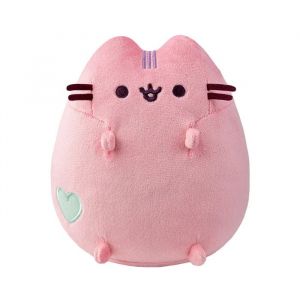 Aurora Mascotte en peluche - Pusheen - 18 cm - Rose pastel - Détails brodés - Licence officielle