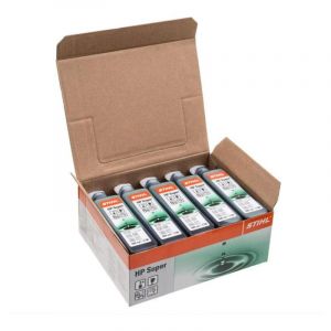 STIHL Lot de 10 dosettes d'huile 100ml HP Super 1:50 pour moteur 2 temps - 07813198067