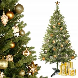 KADAX Sapin de Noël Artificiel 180 cm Epicéa Pe Premium Dense