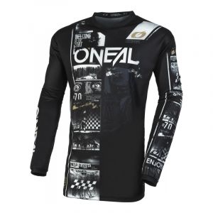 Image de O'neal Maillot cross Element Attack V.23 noir/blanc- 2XL