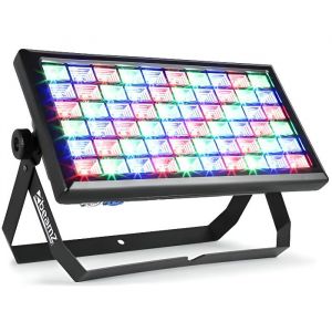 Image de Skytronic BeamZ Professional WH180RGB - Wall Washer, projecteur LED, 60 LEDs RGB intégrées 3 W, Mode DMX