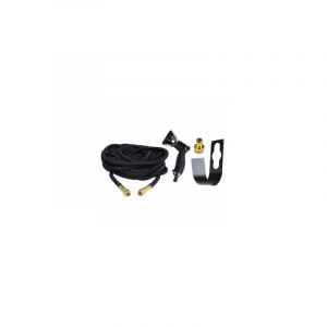 Tuyau extensible avec raccord laiton + pistolet en alliage de zinc 10 fonctions - 45 m