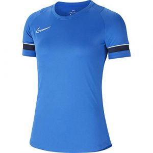 Nike T-shirt d'Entra&icirc;nement Dri-FIT Academy 21 - Bleu/Bleu Fonc&eacute;/Blanc Femme - Bleu - Taille Large