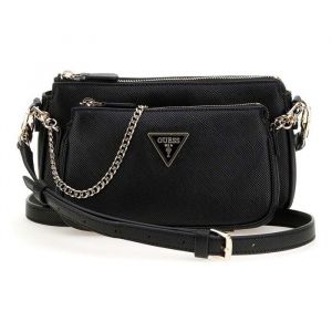 Guess Sac &agrave; &eacute;paule bandouli&egrave;re noir pour femme - Noelle II Double Pouch Crossbody Bag 326251
