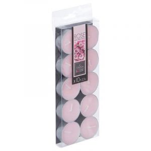 Lot de 10 Bougies Chauffe Plat Parf ées 3,7cm Rose Prix