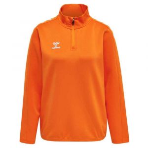 Hummel Sweatshirt Demi Fermeture Core Xk M Orange Tiger