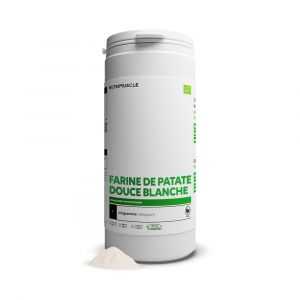 Farine de patate douce blanche 1kg nutrimuscle farines