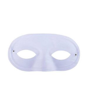 Ruedelafete Loup domino tissu, blanc