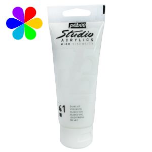 Image de Pebeo Acrylique Studio 250ml blanc vif